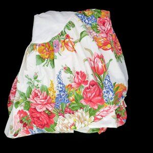 Ralph Lauren Melissa Beach House Cottage Floral Twin Bed Skirt Dust Ruffle *READ